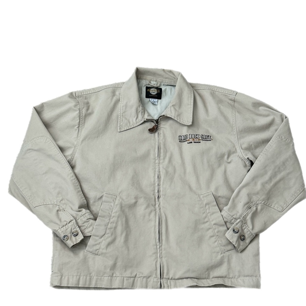Hard Rock Cafe Lake Tahoe vintage Trucker Beige unisex